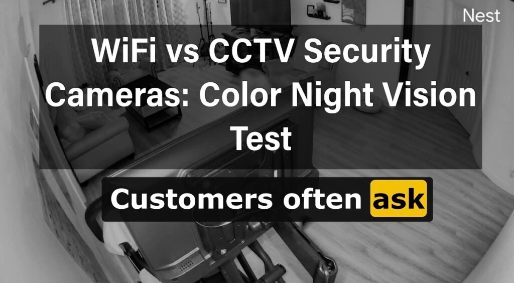 WiFi Camera vs. CCTV at Night: Can You Really See the Difference? See it here