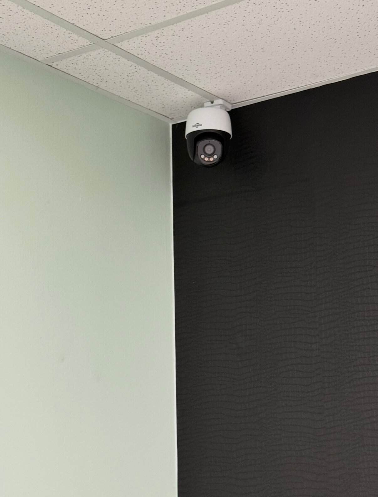 Hikvision commercial security camera serviced by Certified Security Systems