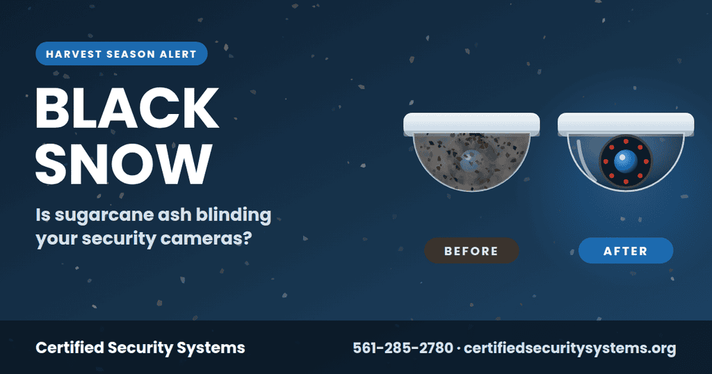 Black Snow Security Cameras